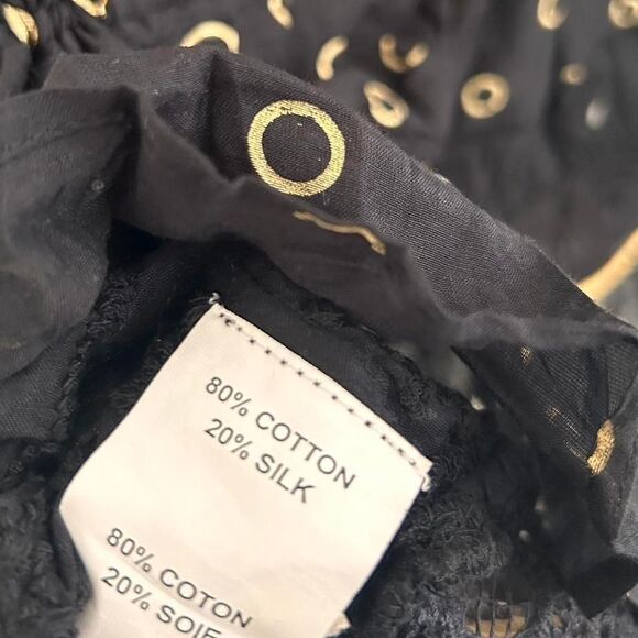 Ramy Brook Silk cotton Nico Mini Cover-Up Dress XS/S ✨ Eyelet Lace Mirror circle - Picture 8 of 8